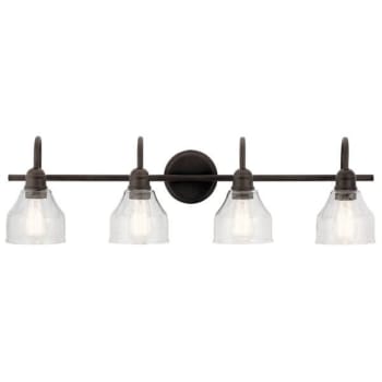 Image for Kichler® Avery 33.25 In. 4-Light Led Bath Vanity Fixture (Bronze) from HD Supply