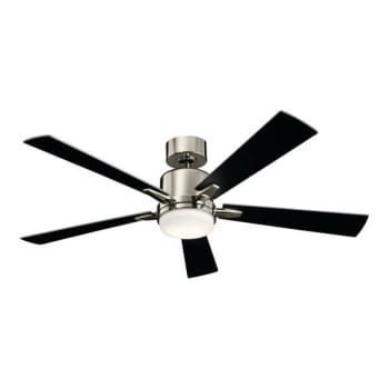 Image for Kichler® Lucian 52 In. 5-Blade Led Ceiling Fan W/ Light (Polished Nickel) from HD Supply