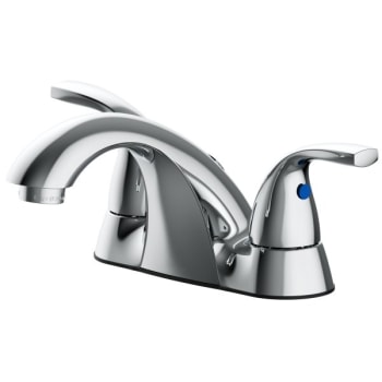 Seasons® Anchor Point 4 In. Centerset Double-Handle Bathroom Faucet In Chrome, Drilled For Pop Up