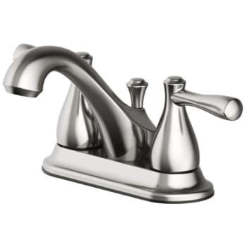 Seasons® Raleigh™ Two-Handle Centerset Bathroom Faucet With Quick Install Pop-Up In Brushed Nickel