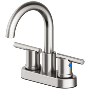Seasons® Westwind Two Handle Bath Faucet, With Pop Up, Brushed Nickel, 1.2gpm