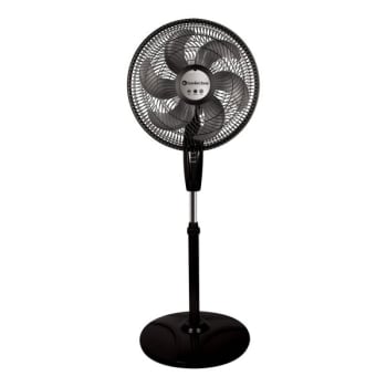 Image for Comfort Zone Power Curve 18 Stand Fan W/Night Light, Black from HD Supply