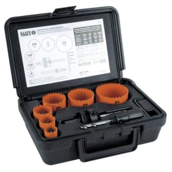 Klein Tools® 8-Piece Bi-Metal Hole Saw Kit