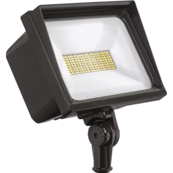 Lithonia Lighting® QTE LED Knuckle Flood Light (Dark Bronze)