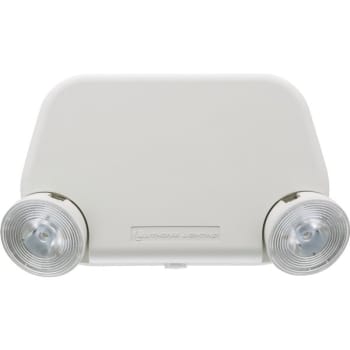 Image for Lithonia Lighting® LED Emergency Unit, Round Heads, Remote Capable, White from HD Supply