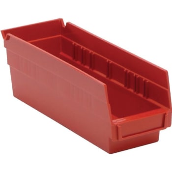 Image for Quantum Storage Systems® Red 11-5/8 X 4-1/8 X 4 In Economy Shelf Bin Package Of 36 from HD Supply
