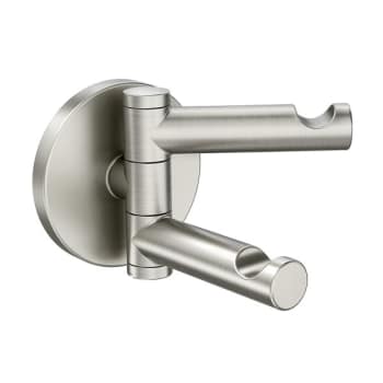 Image for Moen Align Brushed Nickel Double Robe Hook from HD Supply