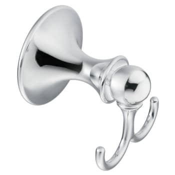 Image for Moen Lounge Chrome Double Robe Hook from HD Supply