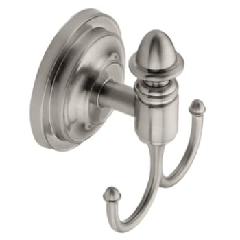 Image for Moen Stockton Brushed Nickel Double Robe Hook from HD Supply