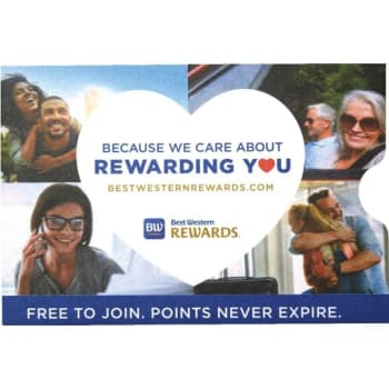 Image for Rdi-Usa Best Western Rewards Key Envelope, Case Of 500 from HD Supply