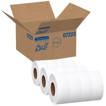 Image for Scott Essential 1-Ply Jumbo Roll Commercial Toilet Paper, 12 Rolls Carton Of 12 from HD Supply