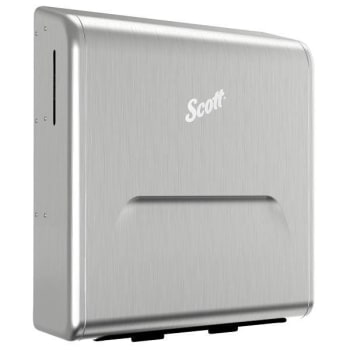 Scott PRO Stainless Steel Recessed Hard Roll Towel Dispenser Housing, Without Trim Panel, Module Sold Seperately
