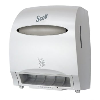 Image for Scott® Essential Electronic Towel Dispenser, Purple Core, White from HD Supply