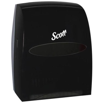 Image for Scott® Essential™ Manual Purple-Core Hard Roll Towel Dispenser Black from HD Supply