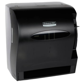Image for Kimberly-Clark Professional™ Lev-R-Matic Roll Towel Dispenser, Smoke Black from HD Supply