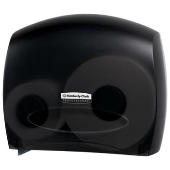 Image for Kimberly-Clark Professional™ 09507 Jumbo Roll Toilet Paper Dispenser with Stub Roll (Black) from HD Supply