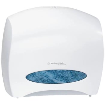Image for Kimberly-Clark Professional™ 09508 Jumbo Roll Toilet Paper Dispenser with Stub Roll (White) from HD Supply