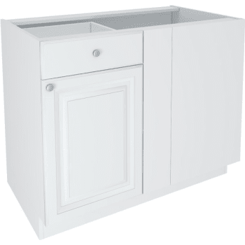 Image for Seasons® 24w X 36h X 12"d  Corner Base Cabinet, White from HD Supply