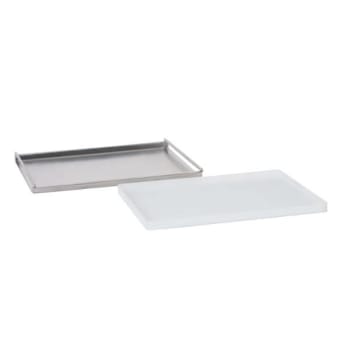 Hapco Brushed Metal 12 X 10.5in Plastic Tray Liner For S108,Clear,Case Of 6