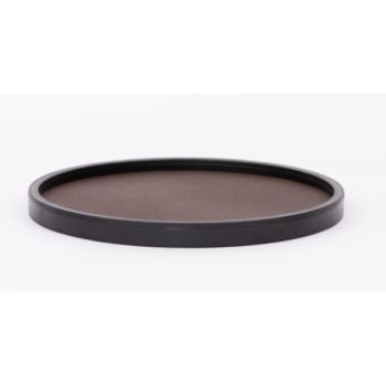 Image for Hapco Urban 14in Round Tray,spill Proof Plastic Rim,cobblestone,case Of 12 from HD Supply