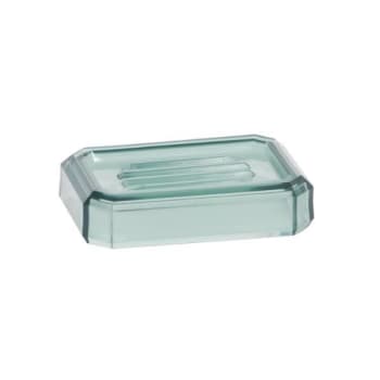 Image for Hapco Facet Rectangular Soap Dish,beveled Edges, Ocean, Case Of 24 from HD Supply