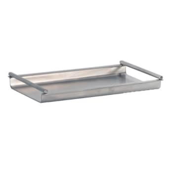 Image for Hapco Brushed Metal Rectangular Amenity Tray, Bar Handles, Case Of 24 from HD Supply
