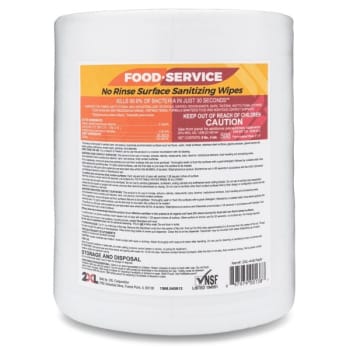 Image for 2xl No Rinse Food Service Sanitizing Wipes Case Of 2 from HD Supply
