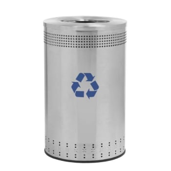 Image for Commercial Zone Products 45 Gallon Imprinted Recycling Waste Receptacle from HD Supply