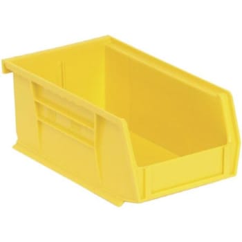 Image for Quantum Storage Systems® Yellow 7-3/8 X 4-1/8 X 3 In Stack And Hang Bin Package Of 24 from HD Supply
