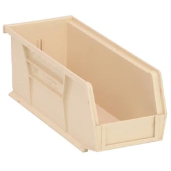 Image for Quantum Storage Systems® Ivory 10-7/8 X 4-1/8 X 4 In Stack And Hang Bin Package Of 12 from HD Supply