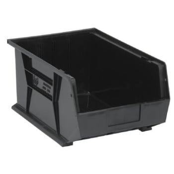 Image for Quantum Storage Systems® Black 16 X 11 X 8 In Ultra Stack And Hang Bin Package Of 4 from HD Supply
