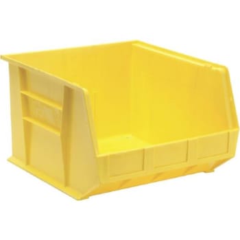 Quantum Storage Systems® Yellow 18 X 16-1/2 X 11 In Stack And Hang Bin Package Of 3