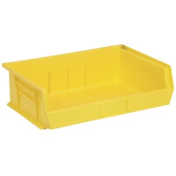 Image for Quantum Storage Systems® Yellow 10-7/8 X 16-1/2 X 5 In Stack And Hang Bin Package Of 6 from HD Supply