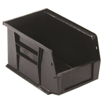 Quantum Storage Systems® Black 9-1/4 X 6 X 5 In Ultra Stack And Hang Bin Package Of 12
