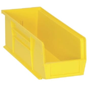 Image for Quantum Storage Systems® Yellow 14-3/4 X 5-1/2 X 5 In Stack And Hang Bin Package Of 12 from HD Supply
