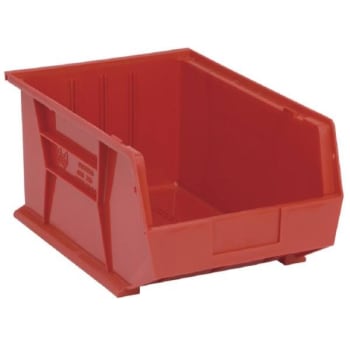 Image for Quantum Storage Systems® Red 16 X 11 X 8 In Ultra Stack And Hang Bin Package Of 4 from HD Supply