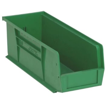 Image for Quantum Storage Systems® Green 14-3/4 X 5-1/2 X 5 In Stack And Hang Bin Package Of 12 from HD Supply