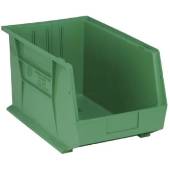 Image for Quantum Storage Systems® Green 18 X 11 X 10 In Ultra Stack And Hang Bin Package Of 4 from HD Supply