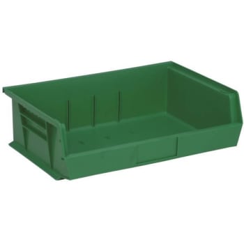 Image for Quantum Storage Systems® Green 10-7/8 X 16-1/2 X 5 In Stack And Hang Bin Package Of 6 from HD Supply