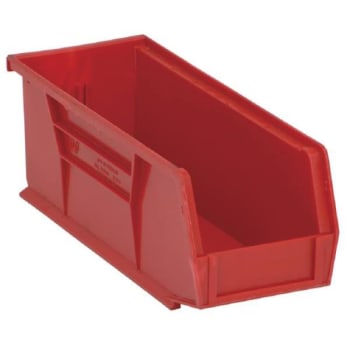 Image for Quantum Storage Systems® Red 10-7/8 X 4-1/8 X 4 In Stack And Hang Bin Package Of 12 from HD Supply