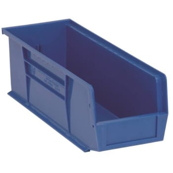 Image for Quantum Storage Systems® Blue 14-3/4 X 5-1/2 X 5 In Stack And Hang Bin Package Of 12 from HD Supply