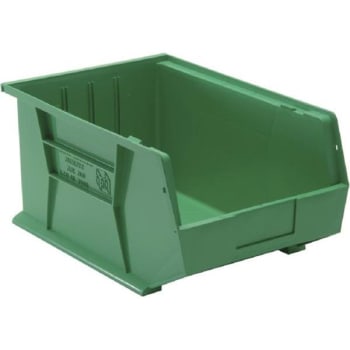 Image for Quantum Storage Systems® Green 16 X 11 X 8 In Ultra Stack And Hang Bin Package Of 4 from HD Supply