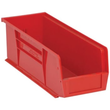 Image for Quantum Storage Systems® Red 14-3/4 X 5-1/2 X 5 In Stack And Hang Bin Package Of 12 from HD Supply