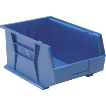 Image for Quantum Storage Systems® Blue 16 X 11 X 8 In Ultra Stack And Hang Bin Package Of 4 from HD Supply