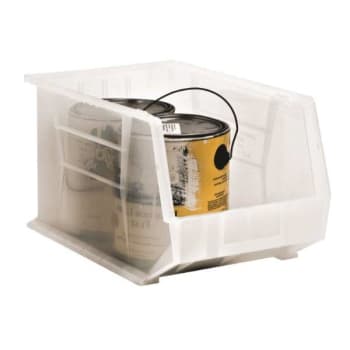 Image for Quantum Storage Systems® Clear 18 X 11 X 10 In Ultra Stack And Hang Bin Package Of 4 from HD Supply