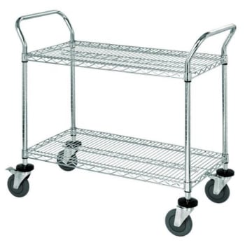Image for Quantum Storage Systems® 24x48x37-1/2 In Wire 2-Shelf Cart from HD Supply