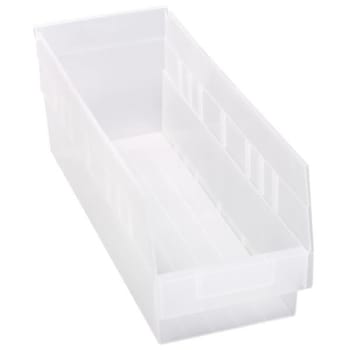 Image for Quantum Storage Systems® Store-More Clear Shelf Bin 17-7/8 X 6-5/8 X 6 In Package Of 20 from HD Supply