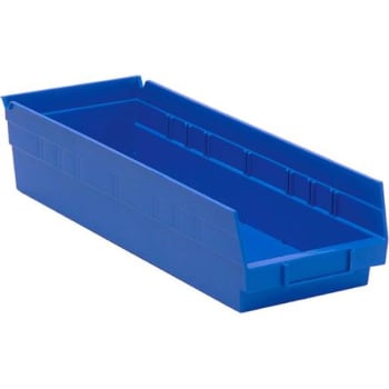 Image for Quantum Storage Systems® Economy 4 In Blue Shelf Bin 17-7/8 X 6-5/8 X 4 In Package Of 20 from HD Supply