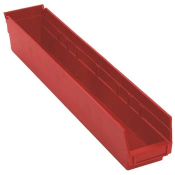 Image for Quantum Storage Systems® Economy 4 In Red Shelf Bin 23-5/8 X 4-1/8 X 4 In Package Of 16 from HD Supply