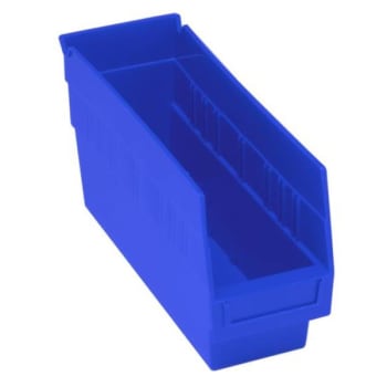 Image for Quantum Storage Systems® Store-More Blue Shelf Bin 11-5/8 X 4-1/8 X 6 In Package Of 36 from HD Supply